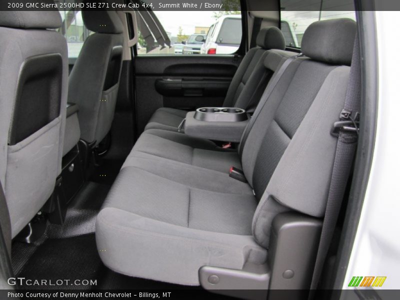 Summit White / Ebony 2009 GMC Sierra 2500HD SLE Z71 Crew Cab 4x4