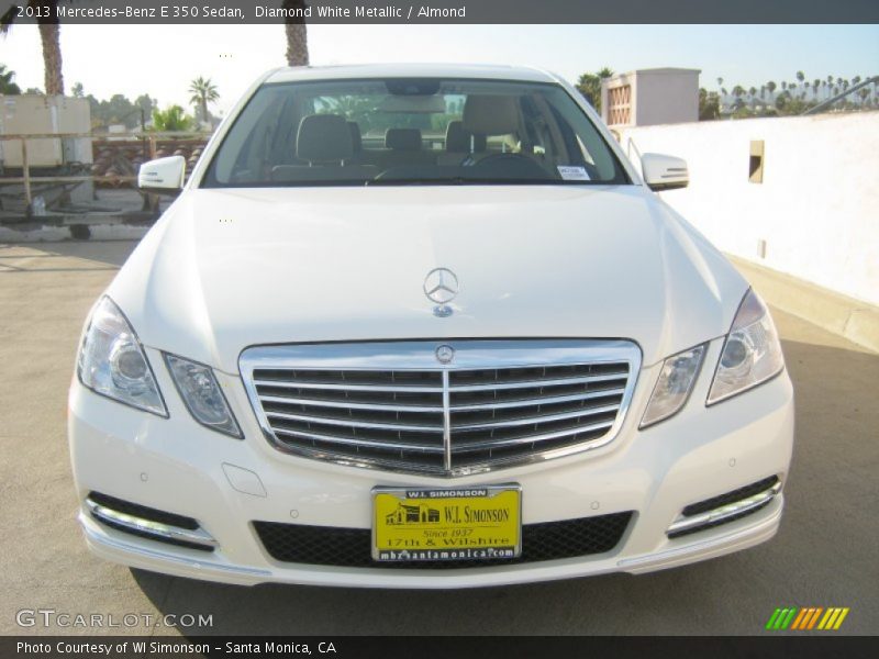 Diamond White Metallic / Almond 2013 Mercedes-Benz E 350 Sedan