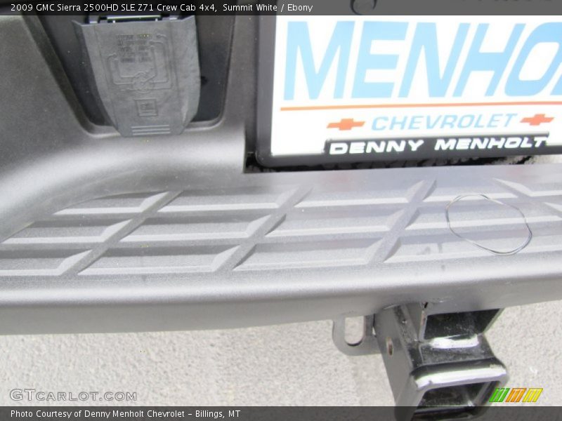Summit White / Ebony 2009 GMC Sierra 2500HD SLE Z71 Crew Cab 4x4