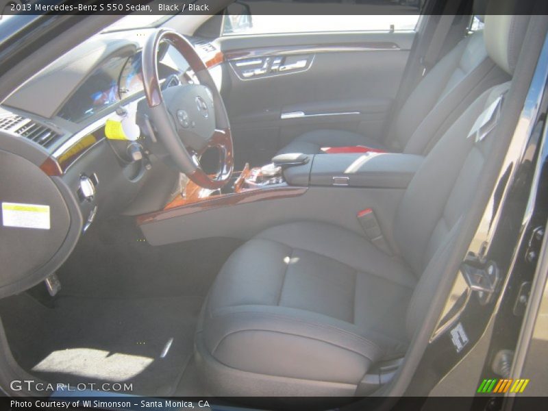 Black / Black 2013 Mercedes-Benz S 550 Sedan