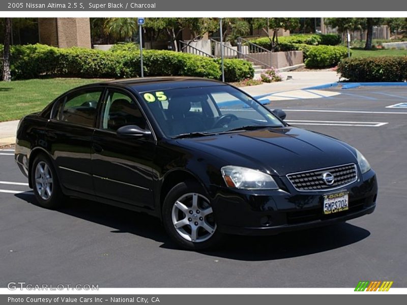 Super Black / Charcoal 2005 Nissan Altima 2.5 S
