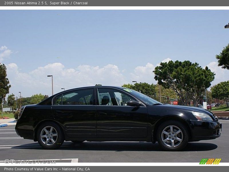 Super Black / Charcoal 2005 Nissan Altima 2.5 S