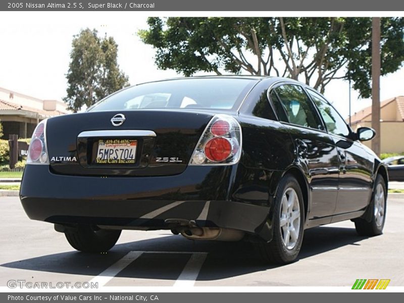 Super Black / Charcoal 2005 Nissan Altima 2.5 S