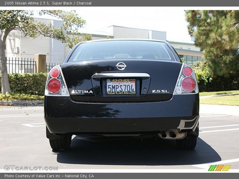 Super Black / Charcoal 2005 Nissan Altima 2.5 S