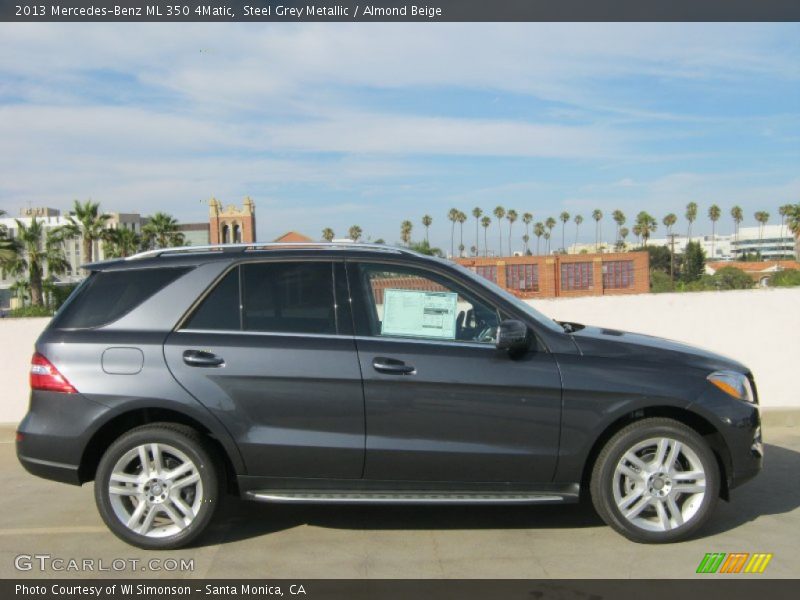 Steel Grey Metallic / Almond Beige 2013 Mercedes-Benz ML 350 4Matic