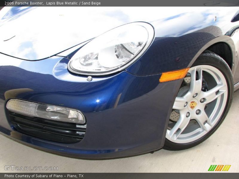 Lapis Blue Metallic / Sand Beige 2006 Porsche Boxster