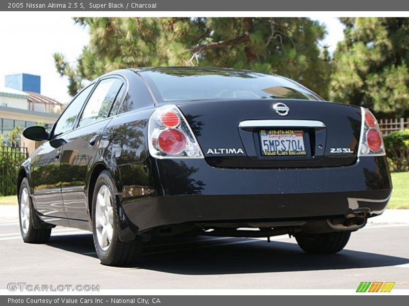 Super Black / Charcoal 2005 Nissan Altima 2.5 S