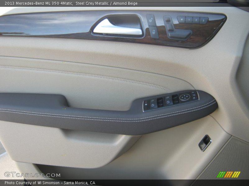 Steel Grey Metallic / Almond Beige 2013 Mercedes-Benz ML 350 4Matic
