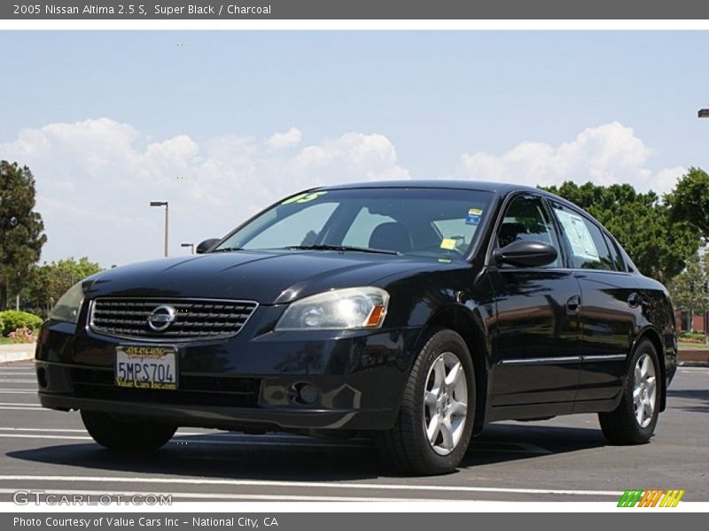 Super Black / Charcoal 2005 Nissan Altima 2.5 S