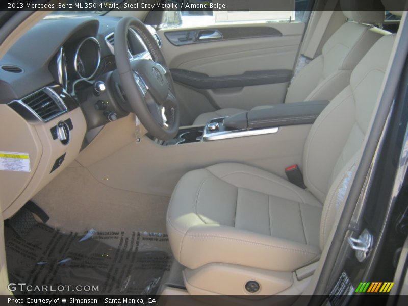 Steel Grey Metallic / Almond Beige 2013 Mercedes-Benz ML 350 4Matic