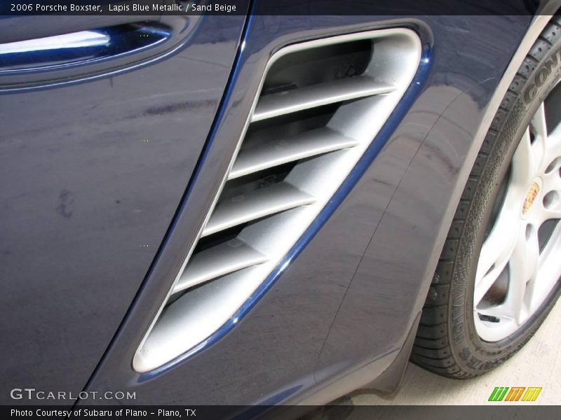 Lapis Blue Metallic / Sand Beige 2006 Porsche Boxster