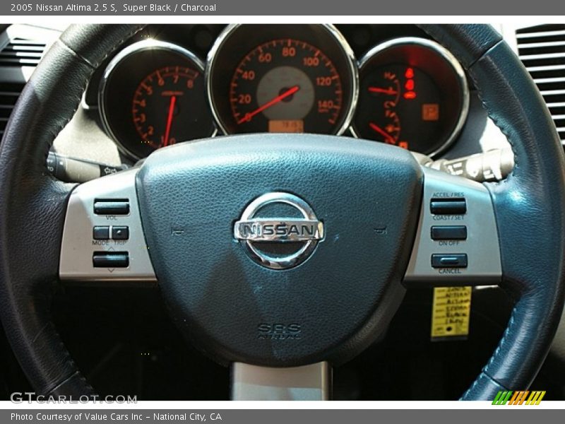 Super Black / Charcoal 2005 Nissan Altima 2.5 S