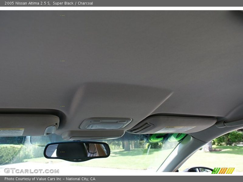 Super Black / Charcoal 2005 Nissan Altima 2.5 S