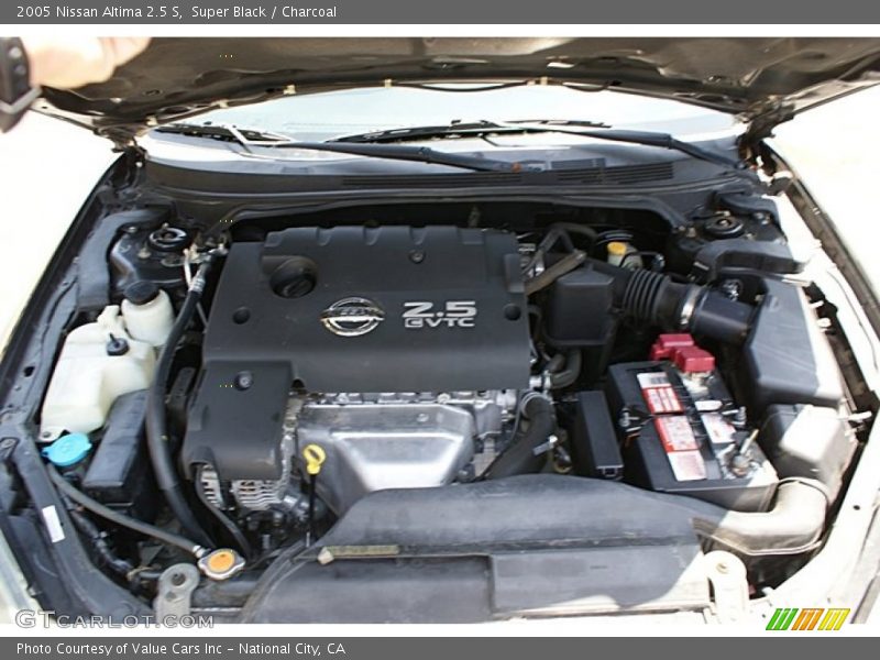 Super Black / Charcoal 2005 Nissan Altima 2.5 S