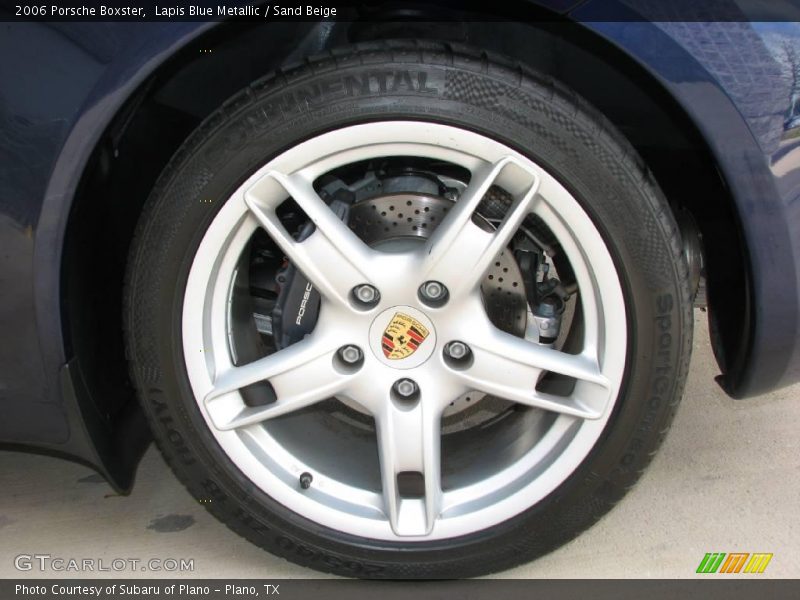Lapis Blue Metallic / Sand Beige 2006 Porsche Boxster