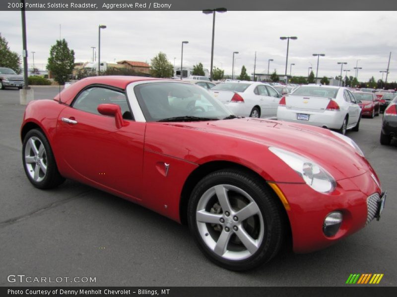 Aggressive Red / Ebony 2008 Pontiac Solstice Roadster