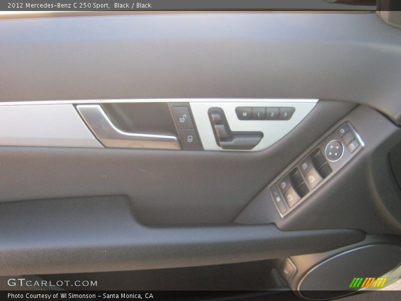 Black / Black 2012 Mercedes-Benz C 250 Sport