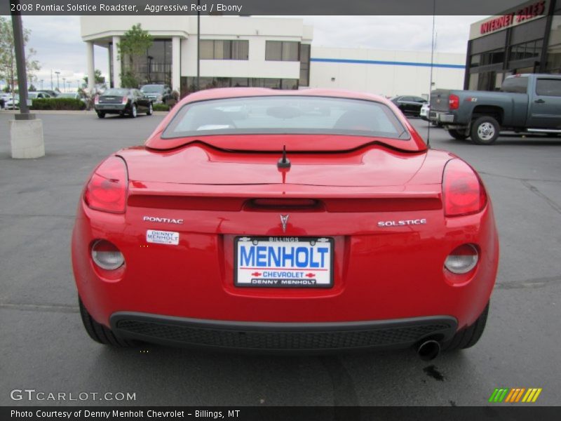 Aggressive Red / Ebony 2008 Pontiac Solstice Roadster