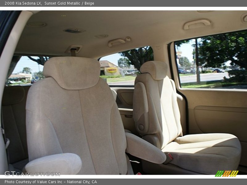 Sunset Gold Metallic / Beige 2008 Kia Sedona LX