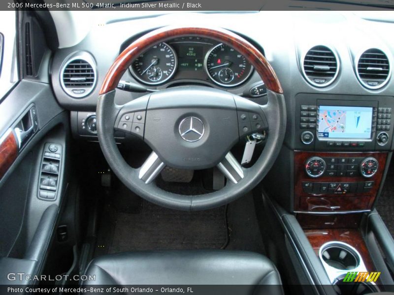 Iridium Silver Metallic / Black 2006 Mercedes-Benz ML 500 4Matic