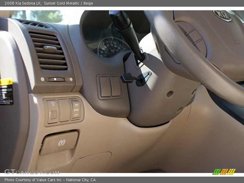 Controls of 2008 Sedona LX