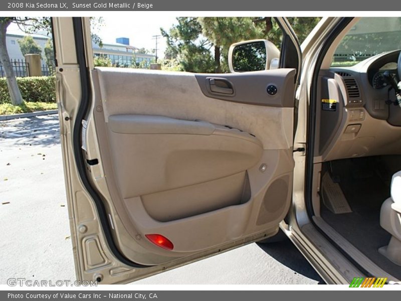 Door Panel of 2008 Sedona LX