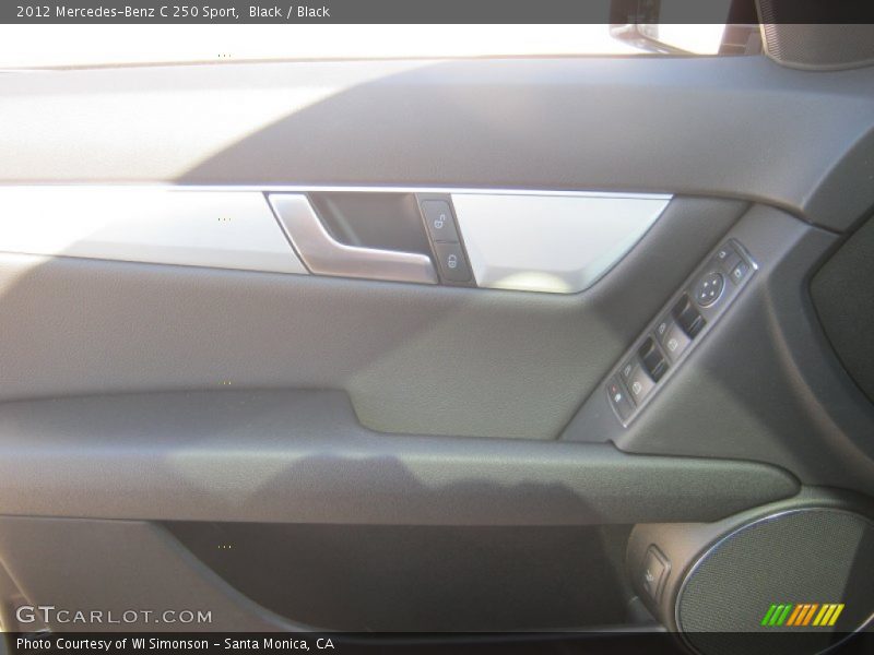 Black / Black 2012 Mercedes-Benz C 250 Sport