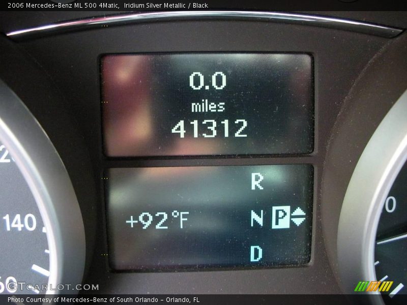 Iridium Silver Metallic / Black 2006 Mercedes-Benz ML 500 4Matic