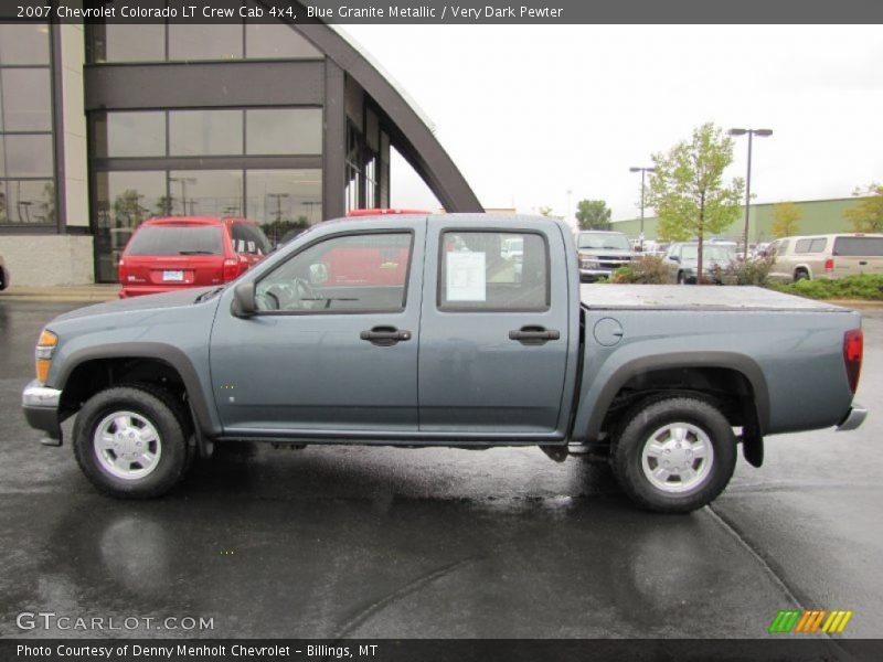 Blue Granite Metallic / Very Dark Pewter 2007 Chevrolet Colorado LT Crew Cab 4x4