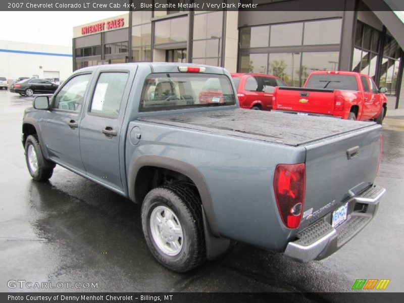 Blue Granite Metallic / Very Dark Pewter 2007 Chevrolet Colorado LT Crew Cab 4x4