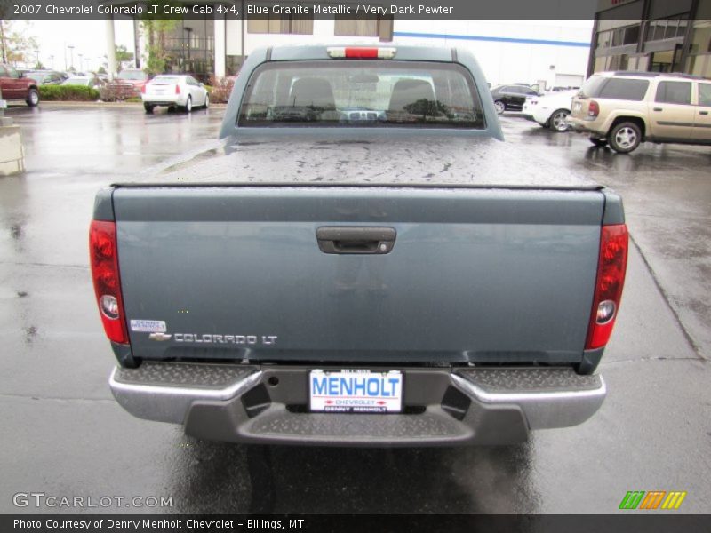 Blue Granite Metallic / Very Dark Pewter 2007 Chevrolet Colorado LT Crew Cab 4x4
