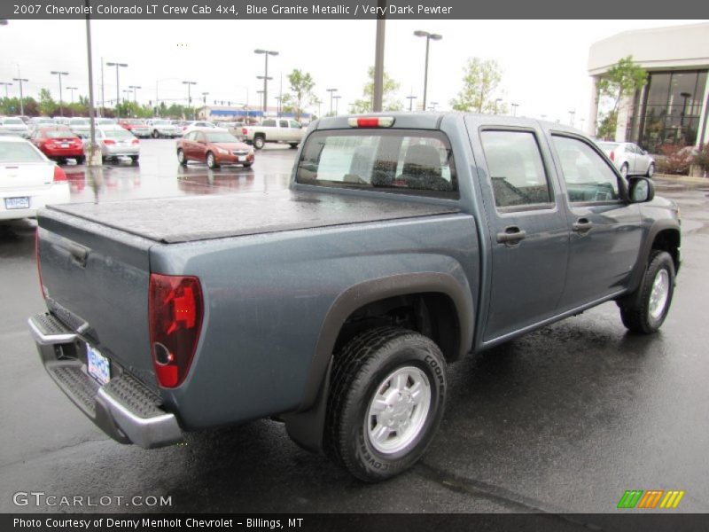 Blue Granite Metallic / Very Dark Pewter 2007 Chevrolet Colorado LT Crew Cab 4x4