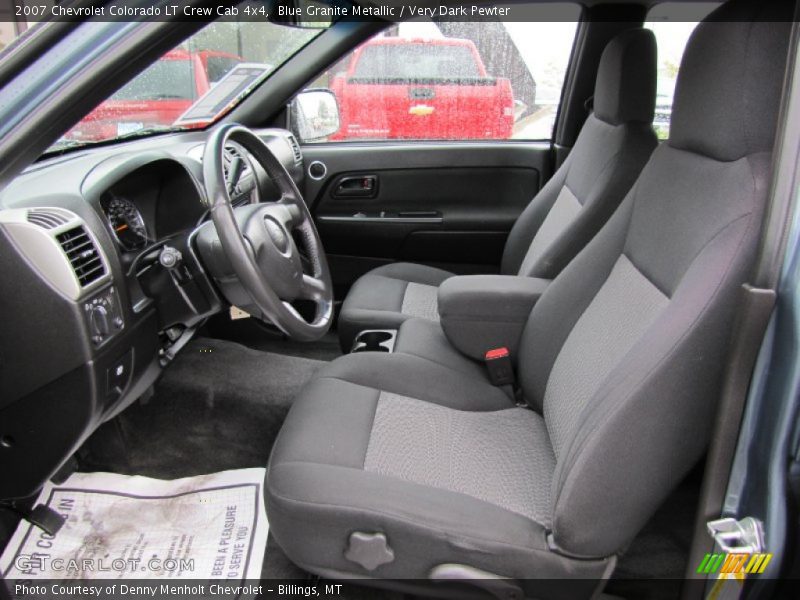 Blue Granite Metallic / Very Dark Pewter 2007 Chevrolet Colorado LT Crew Cab 4x4