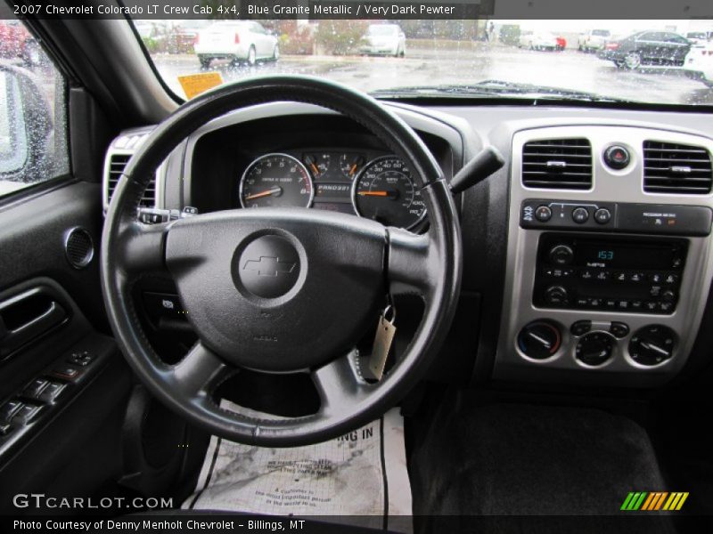 Blue Granite Metallic / Very Dark Pewter 2007 Chevrolet Colorado LT Crew Cab 4x4