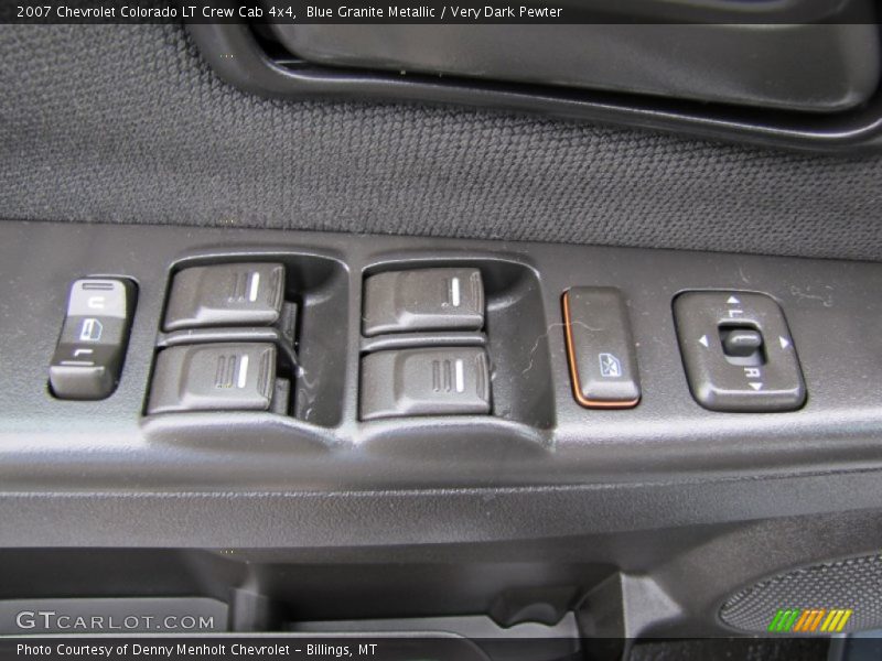 Blue Granite Metallic / Very Dark Pewter 2007 Chevrolet Colorado LT Crew Cab 4x4