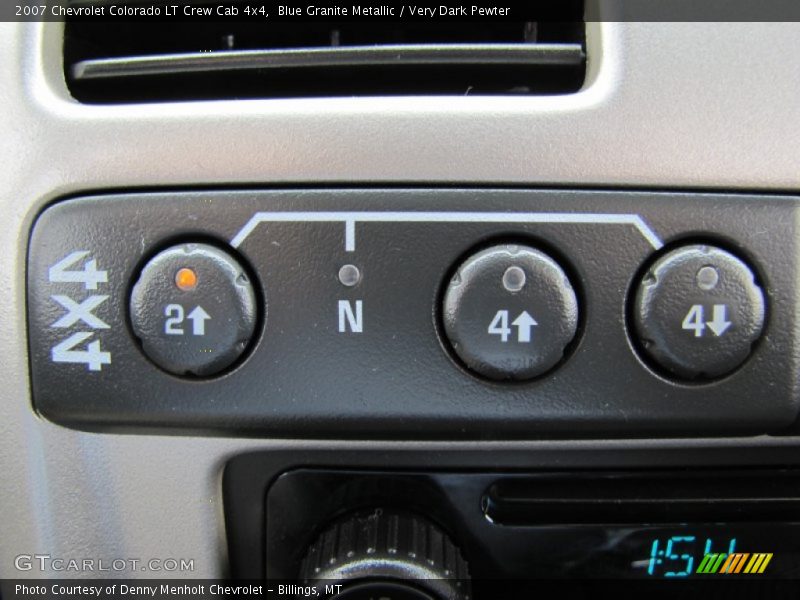 Blue Granite Metallic / Very Dark Pewter 2007 Chevrolet Colorado LT Crew Cab 4x4