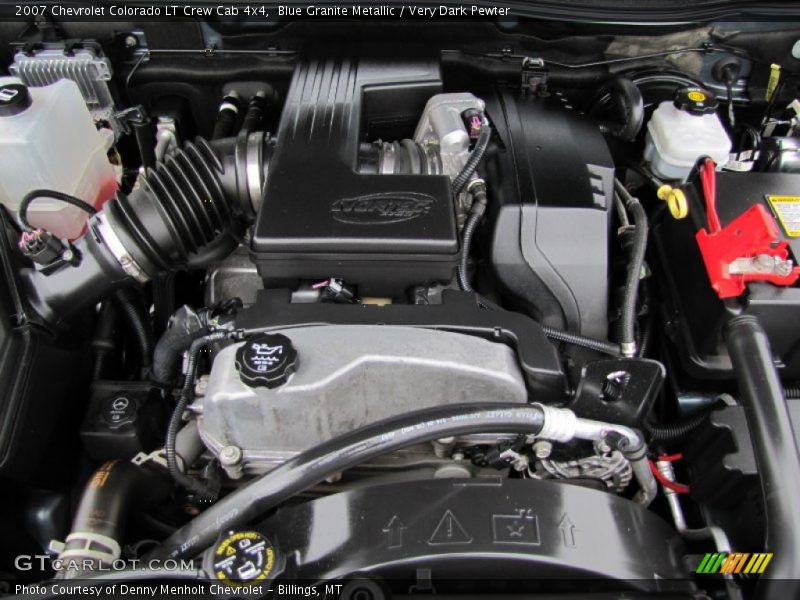 Blue Granite Metallic / Very Dark Pewter 2007 Chevrolet Colorado LT Crew Cab 4x4