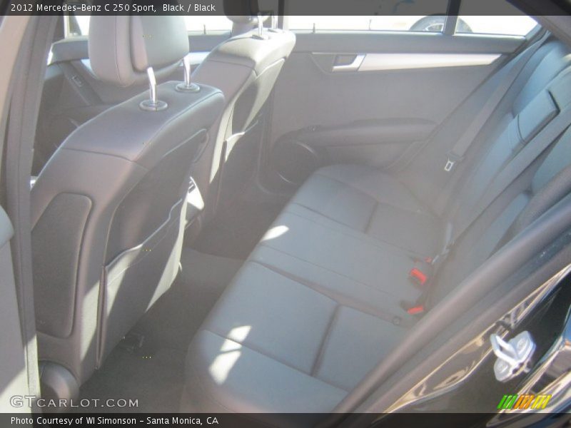 Black / Black 2012 Mercedes-Benz C 250 Sport
