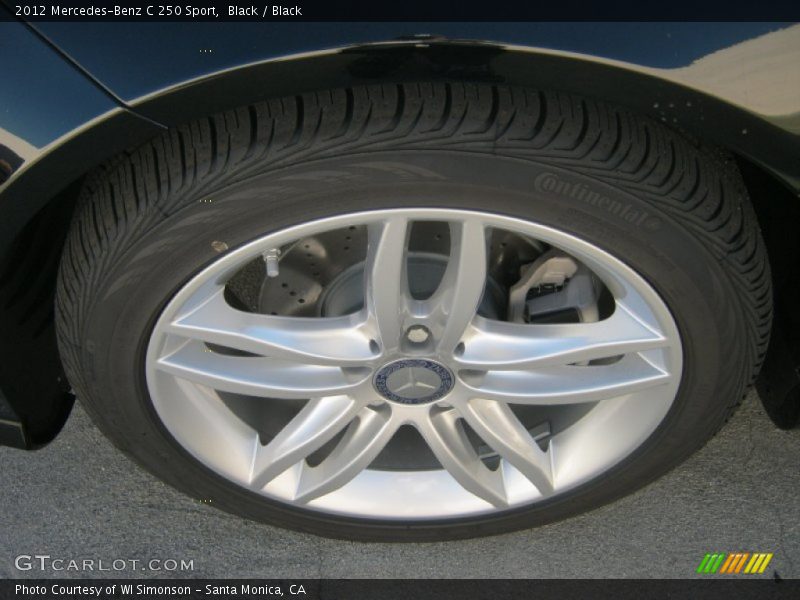 Black / Black 2012 Mercedes-Benz C 250 Sport