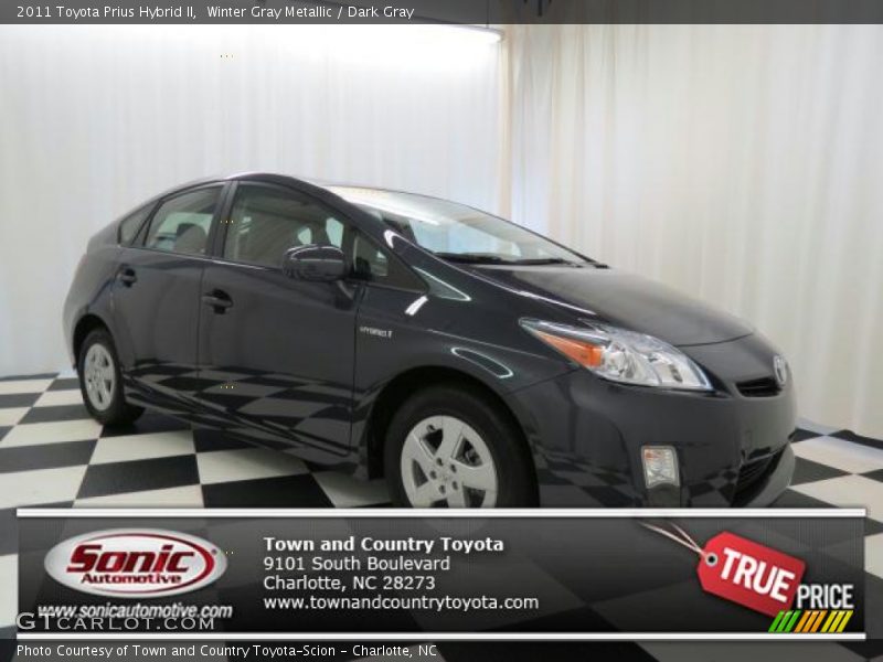 Winter Gray Metallic / Dark Gray 2011 Toyota Prius Hybrid II