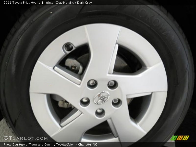 Winter Gray Metallic / Dark Gray 2011 Toyota Prius Hybrid II