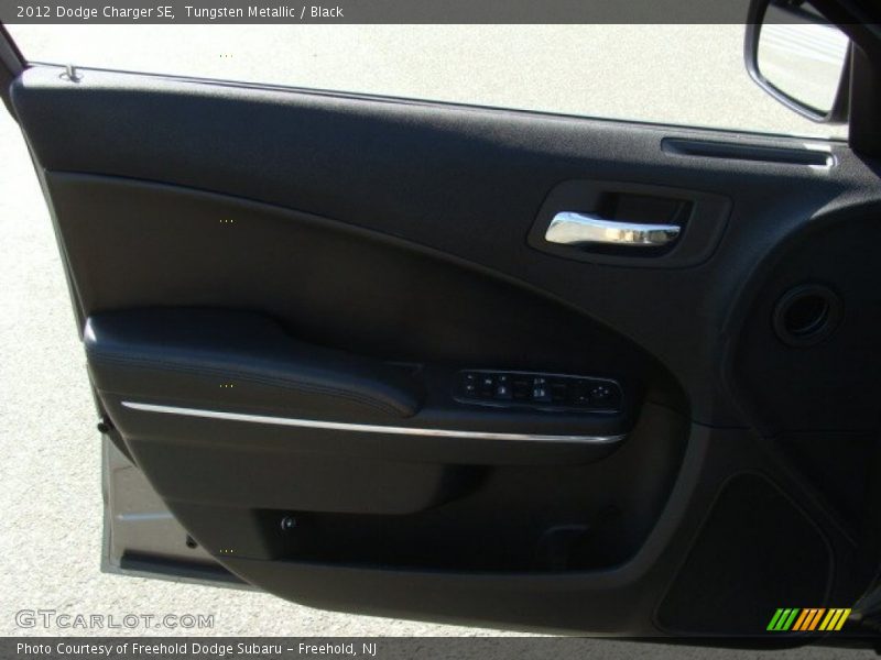Tungsten Metallic / Black 2012 Dodge Charger SE