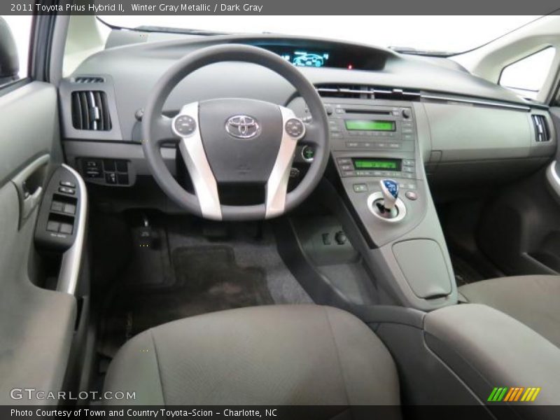 Winter Gray Metallic / Dark Gray 2011 Toyota Prius Hybrid II