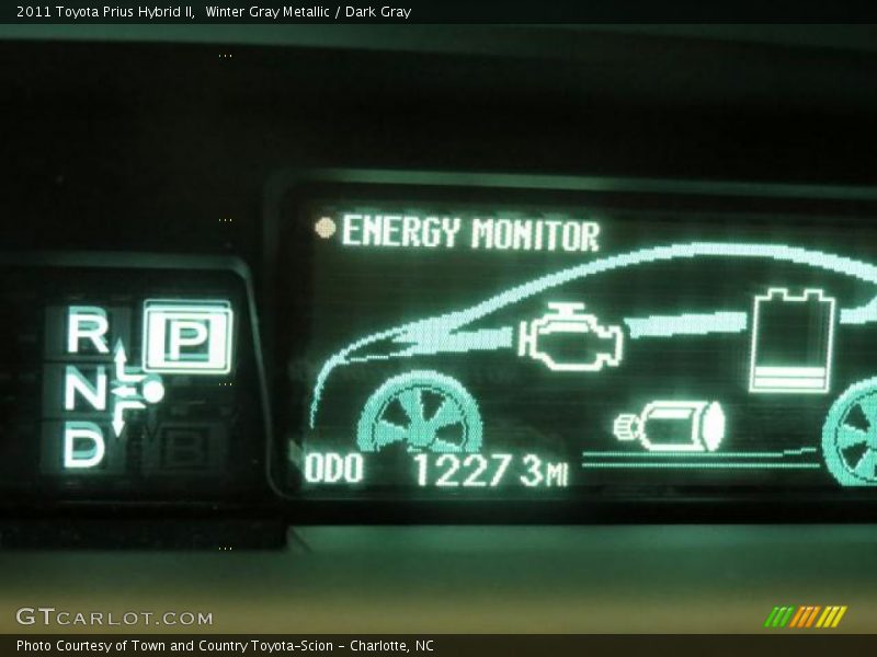 Winter Gray Metallic / Dark Gray 2011 Toyota Prius Hybrid II