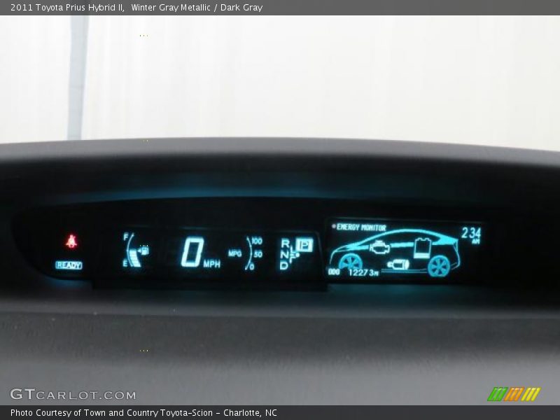 Winter Gray Metallic / Dark Gray 2011 Toyota Prius Hybrid II