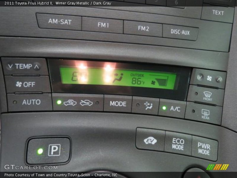 Winter Gray Metallic / Dark Gray 2011 Toyota Prius Hybrid II