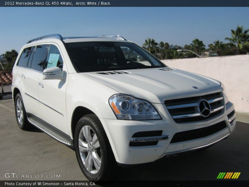Arctic White / Black 2012 Mercedes-Benz GL 450 4Matic