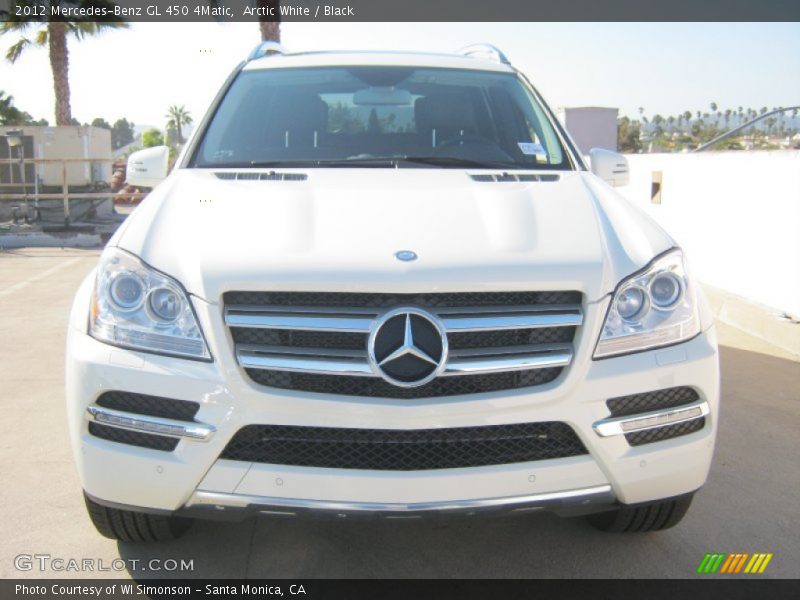 Arctic White / Black 2012 Mercedes-Benz GL 450 4Matic