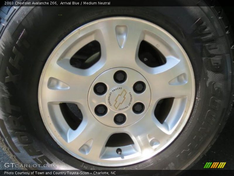 Arrival Blue / Medium Neutral 2003 Chevrolet Avalanche Z66
