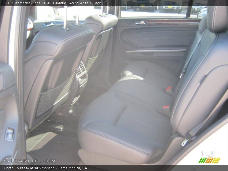Arctic White / Black 2012 Mercedes-Benz GL 450 4Matic